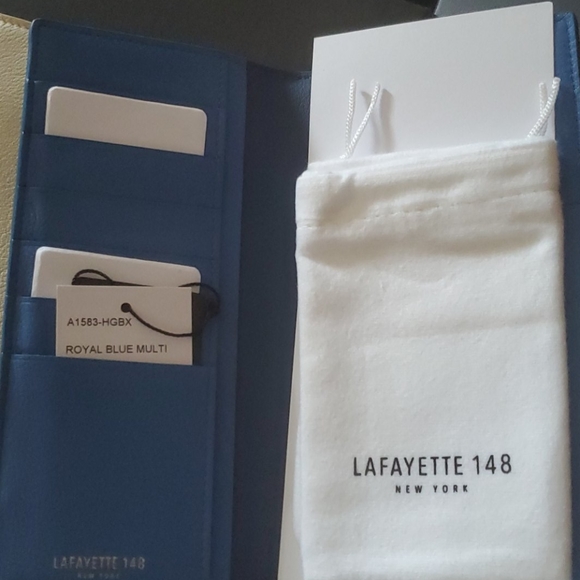 Lafayette 148 LEATHER PASSPORT HOLDER - Picture 7 of 12